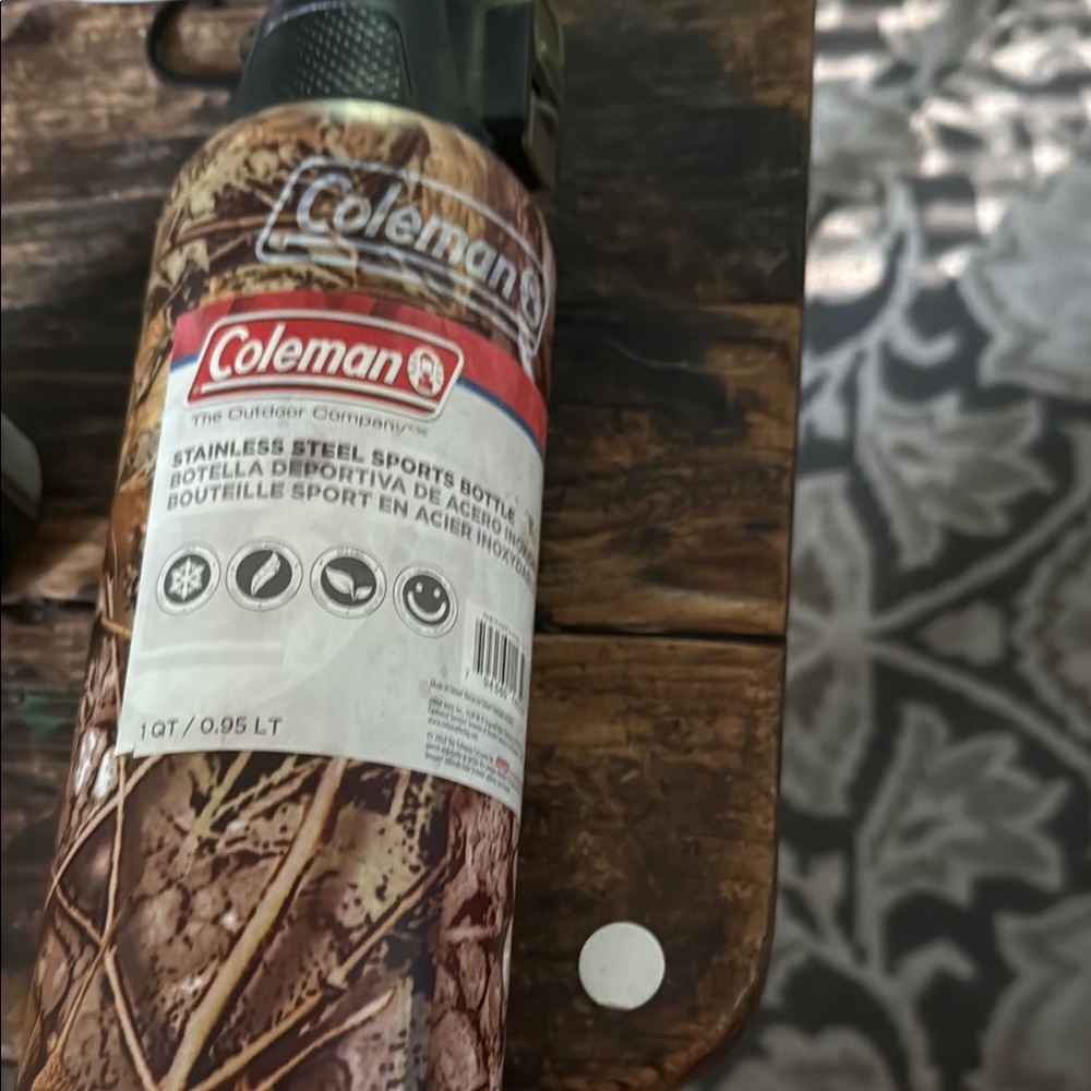 Coleman Brown Camouflage Sports Bottle